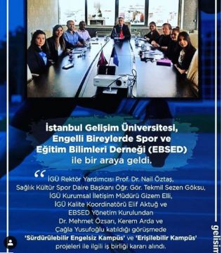 EBSED VE İSTANBUL GELİŞİM ÜNİVERSİTESİ İŞBİRLİĞİ